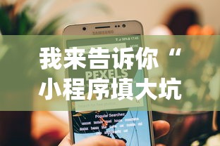 我来告诉你“小程序填大坑可以调胜率嘛”作弊(透视)透视辅助